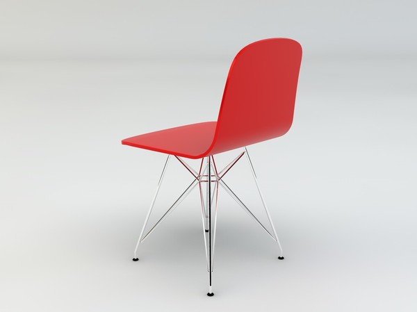 3d herman miller plastic chair - Herman Miller Plastic Side Chair by mrviz